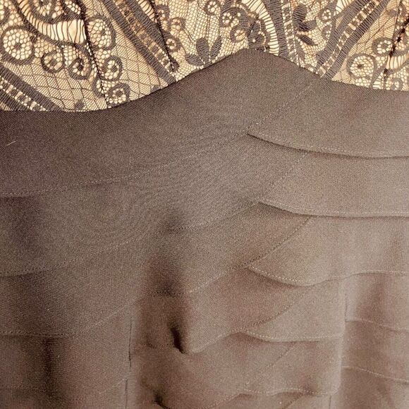 Jessica Howard Lace & Ruffle Cocktail Dress Size 14 | EUC - Picture 7 of 10